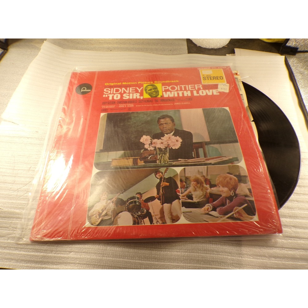 To Sir With Love Original Motion Picture Soundtrack Vinyl LP Sidney Poitier 1967